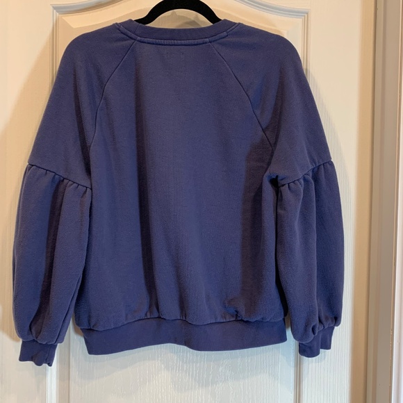 Aerie – Women’s Cotton Sweatshirt with Puff Sleeves - Medium - Picture 2 of 7